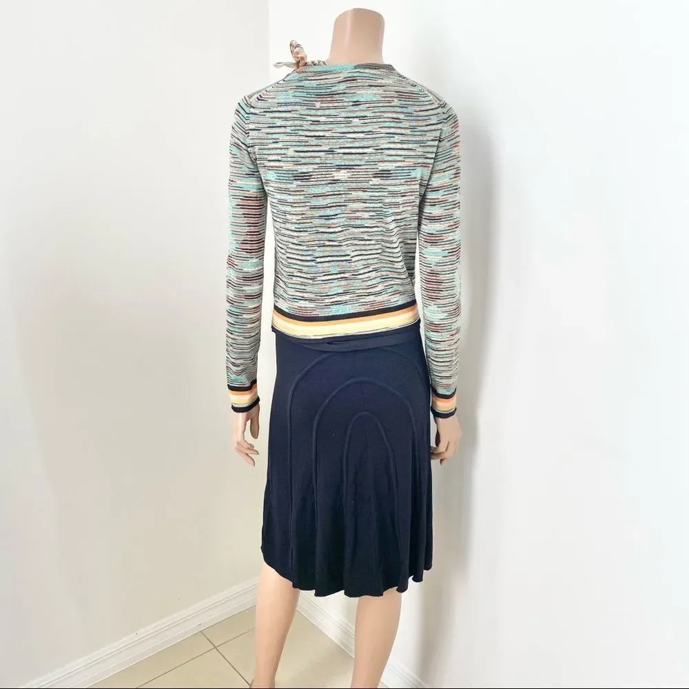 MISSONI 3 pieces set: top, skirt & cardigan S